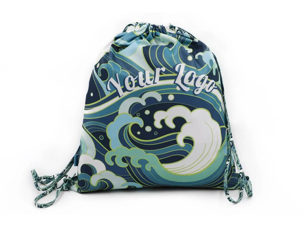 Sac à cordon avec une impression individuelle